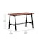 Flash Furniture Redmond 48x24 Conf Tbl w/1in. Thick Dbl Sided Laminate Tbl Top w/PVC and A-Frame Steel Bse, Walnut MT-M4824-WLT-ABF-GG - alternate 4